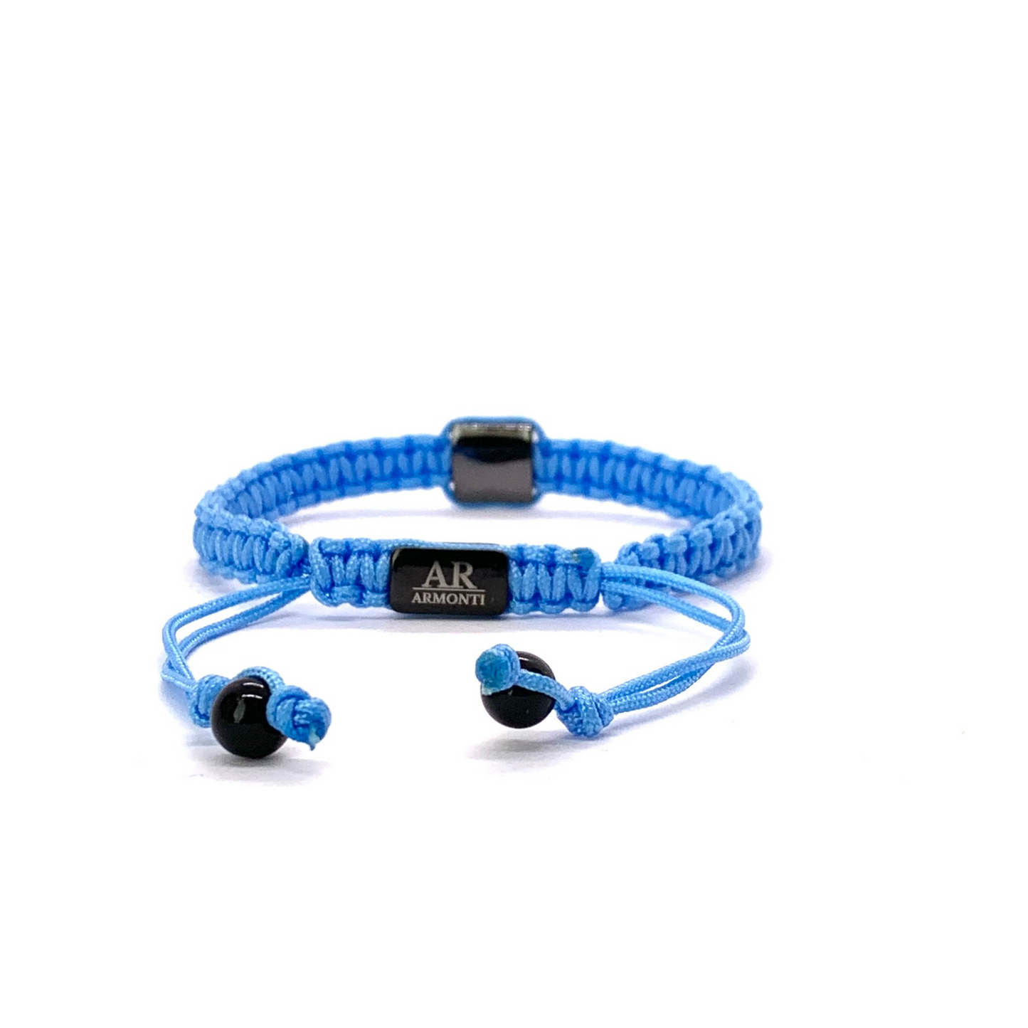 Pulsera azul turquesa de MACRAMÉ CIRCONITA para mujer