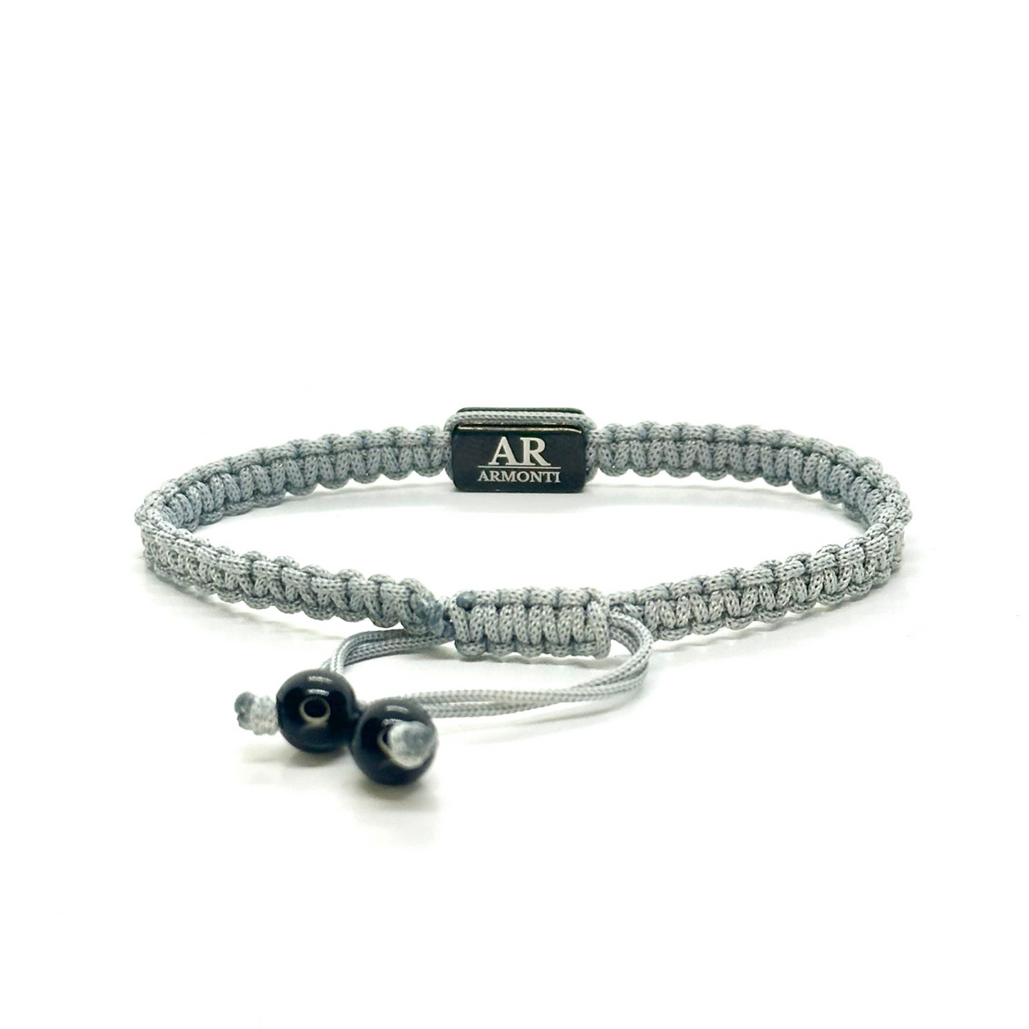 Pulsera MACRAMÉ gris hombre