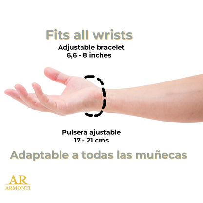 Pulsera MACRAMÉ gris hombre