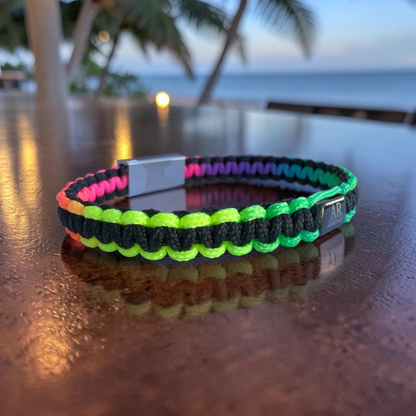 Pulsera macramé multicolor hombre verano