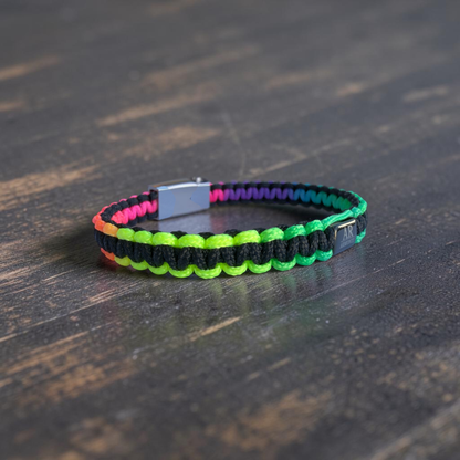 Pulsera macramé multicolor hombre verano