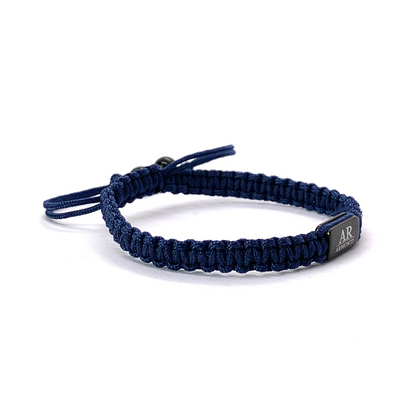 Pulsera azul oscuro de MACRAMÉ mujer