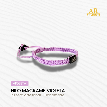 set de regalo AMATISTA Y MACRAMÉ para mujer set artesanal