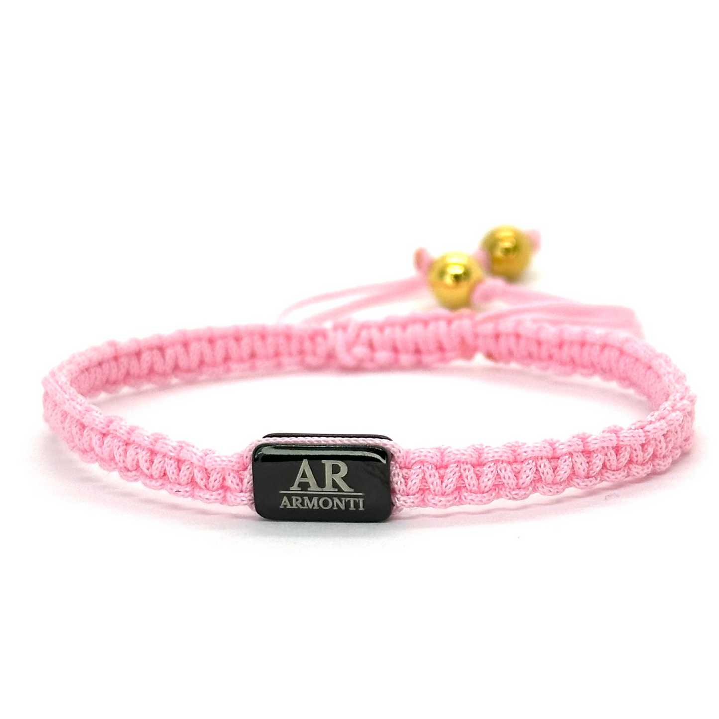 Set Pulsera de Cuarzo Rosa con Macramé | Amor Propio y Energía Suave para Mujeres Auténticas | ARMONTI