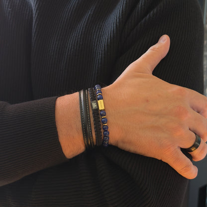 Pulsera de Lapislázuli de 6mm