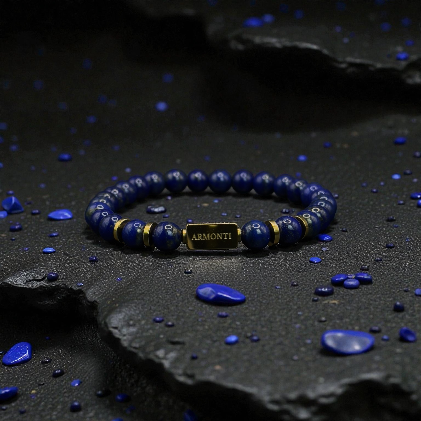 Pulsera de Lapislázuli de 6mm