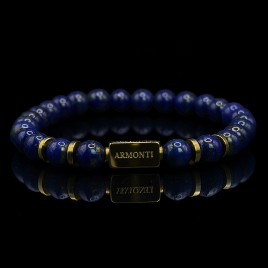Pulsera de Lapislázuli de 6mm