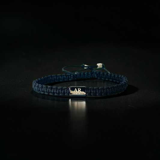 Pulsera negra MACRAMÉ mujer
