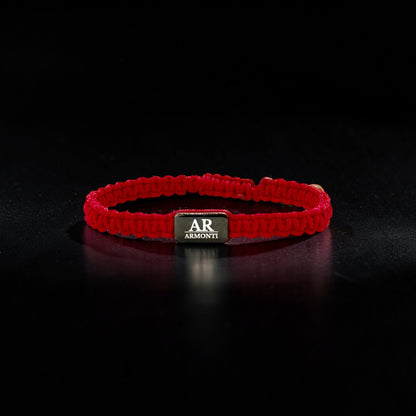 Red MACRAMÉ bracelet for women