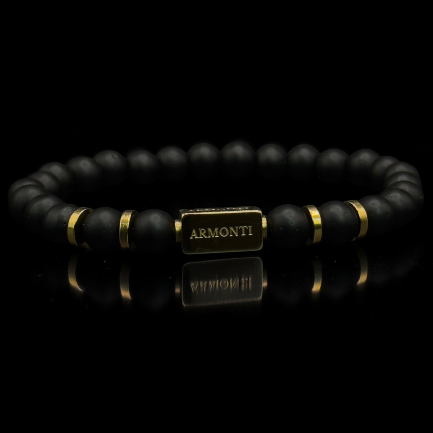 Pulsera onix matte 6mm premium