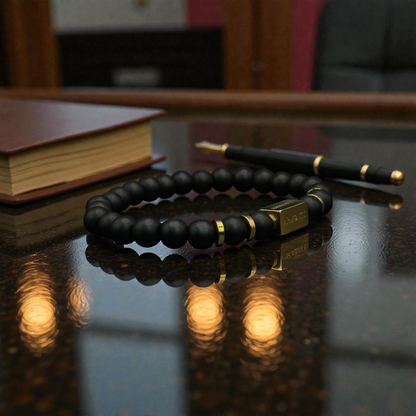Pulsera onix matte 6mm premium
