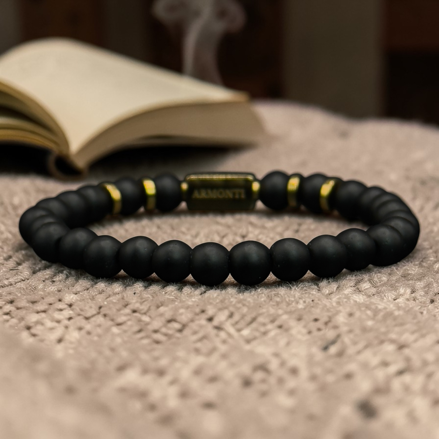 Pulsera onix matte 6mm premium