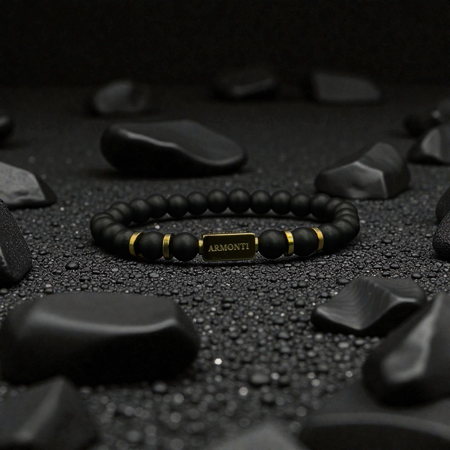 Pulsera onix matte 6mm premium
