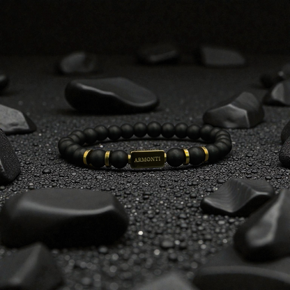 Pulsera onix matte 6mm premium