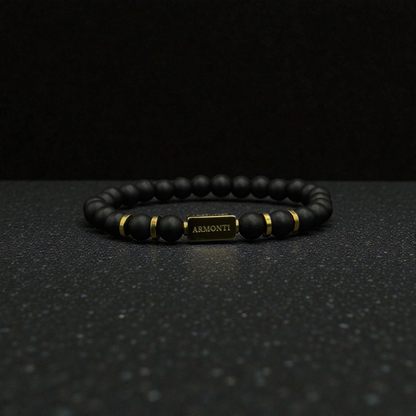 Pulsera onix matte 6mm premium