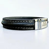 Pulsera de Cuero Plano cosido para Hombre