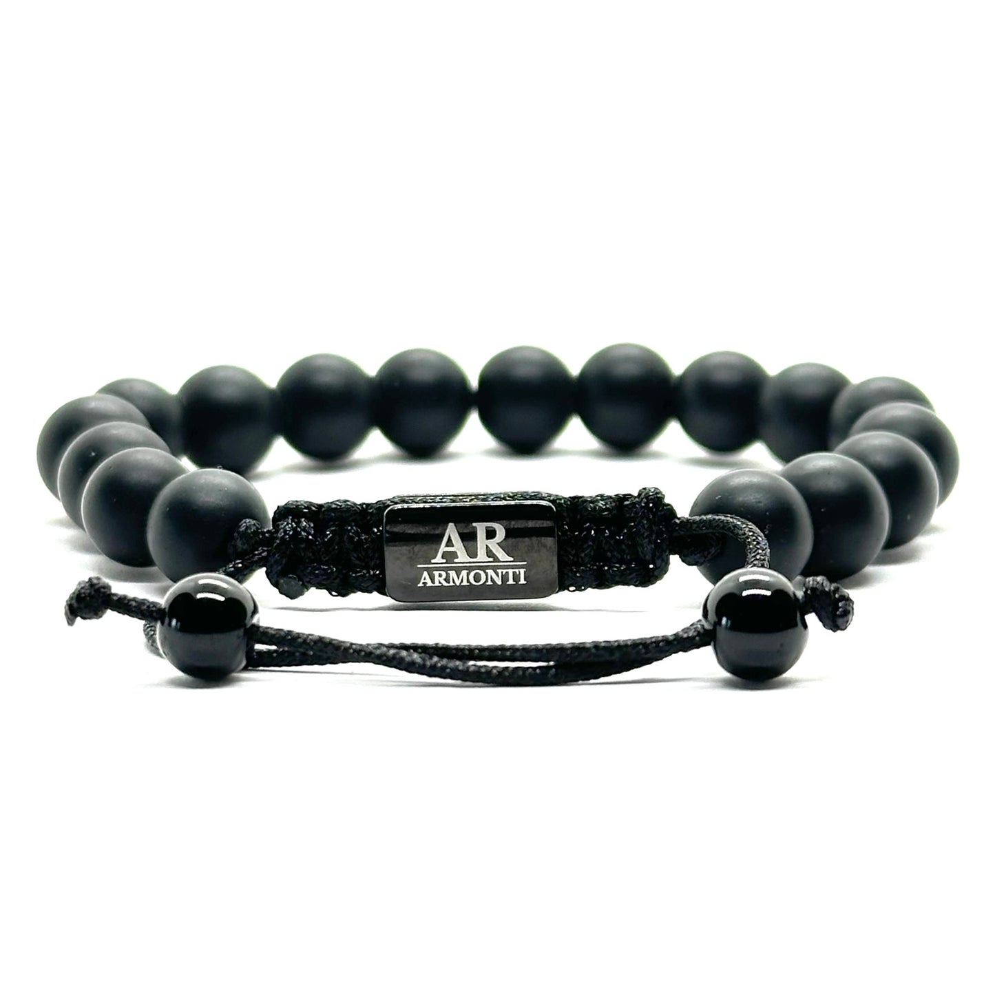 Pulsera piedra natural ONIX MATTE para HOMBRE