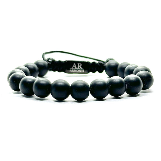 Pulsera piedra natural ONIX MATTE para HOMBRE