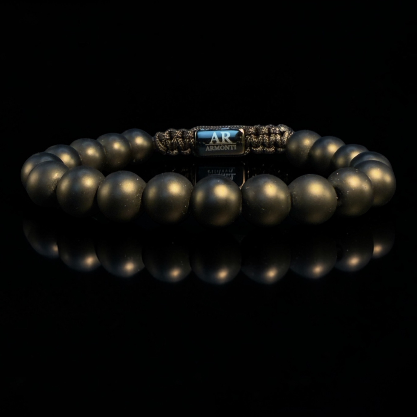 Matte Onyx natural stone bracelet for men