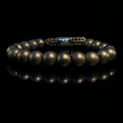 Matte Onyx natural stone bracelet for men