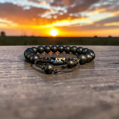 Matte Onyx natural stone bracelet for men