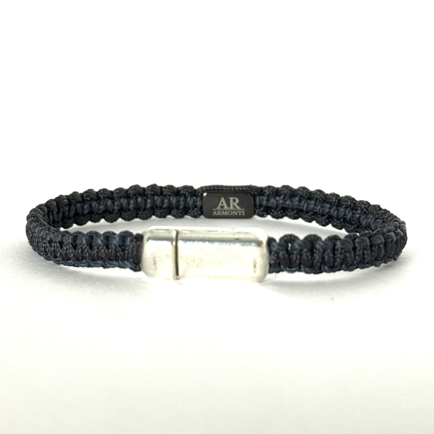 Pulsera MACRAMÉ negra hombre