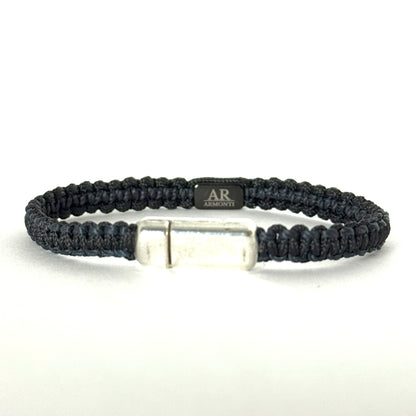 Pulsera MACRAMÉ negra hombre
