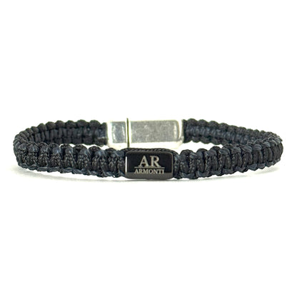 Pulsera MACRAMÉ negra hombre