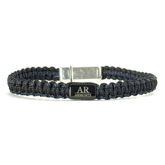 Pulsera MACRAMÉ negra hombre