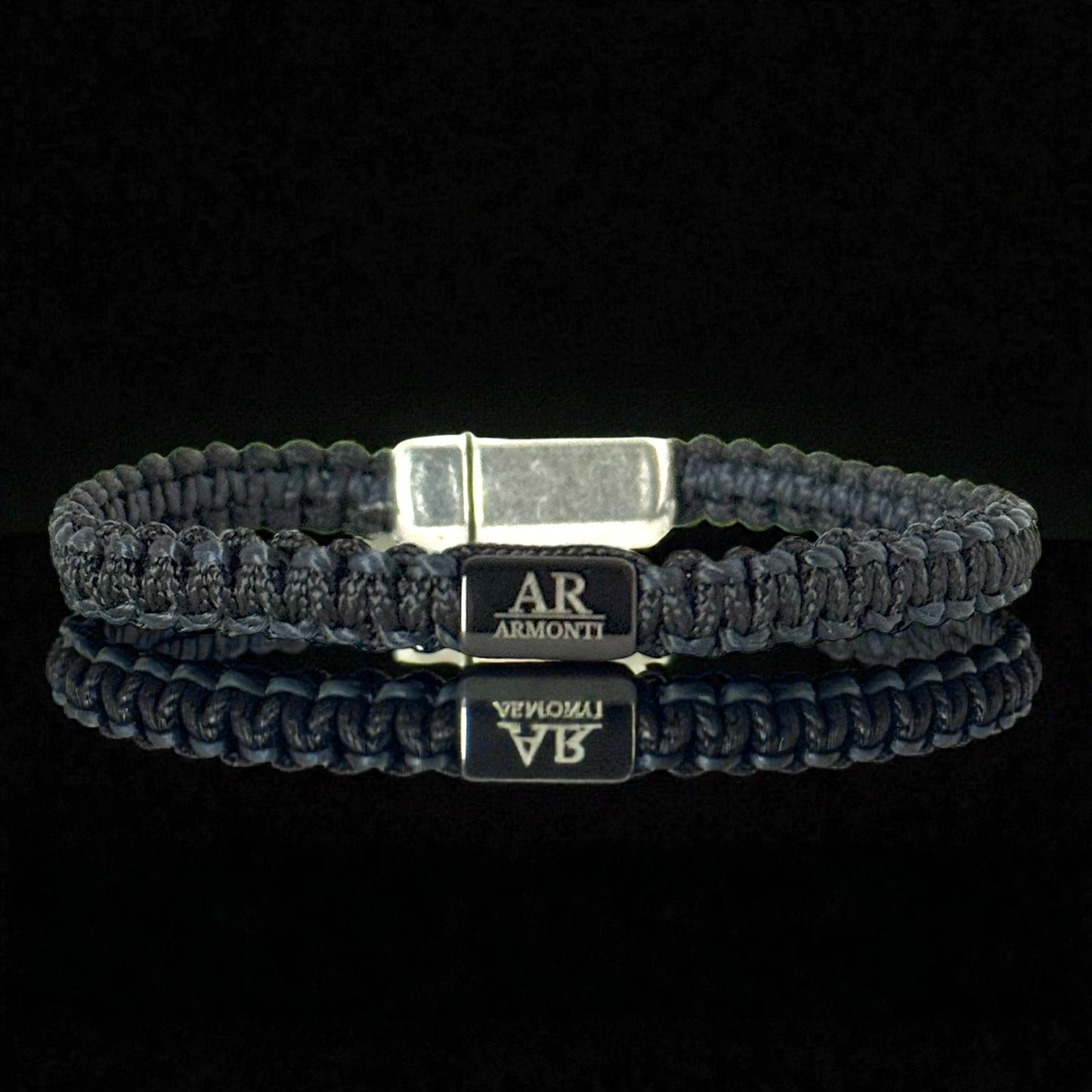 Pulsera MACRAMÉ negra hombre