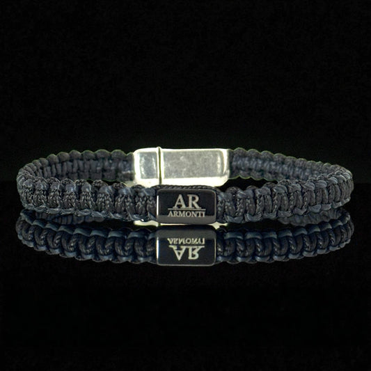 Pulsera MACRAMÉ negra hombre