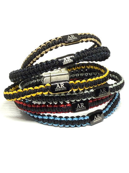 Pulsera MACRAMÉ negra hombre