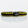 Pulsera Macramé Negro y Amarillo para hombre