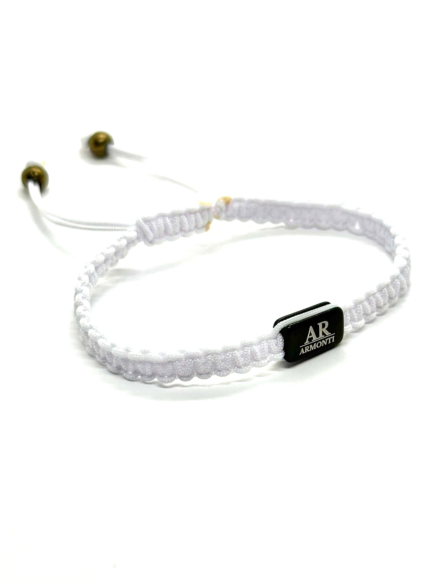 Pulsera blanca de MACRAMÉ para mujer
