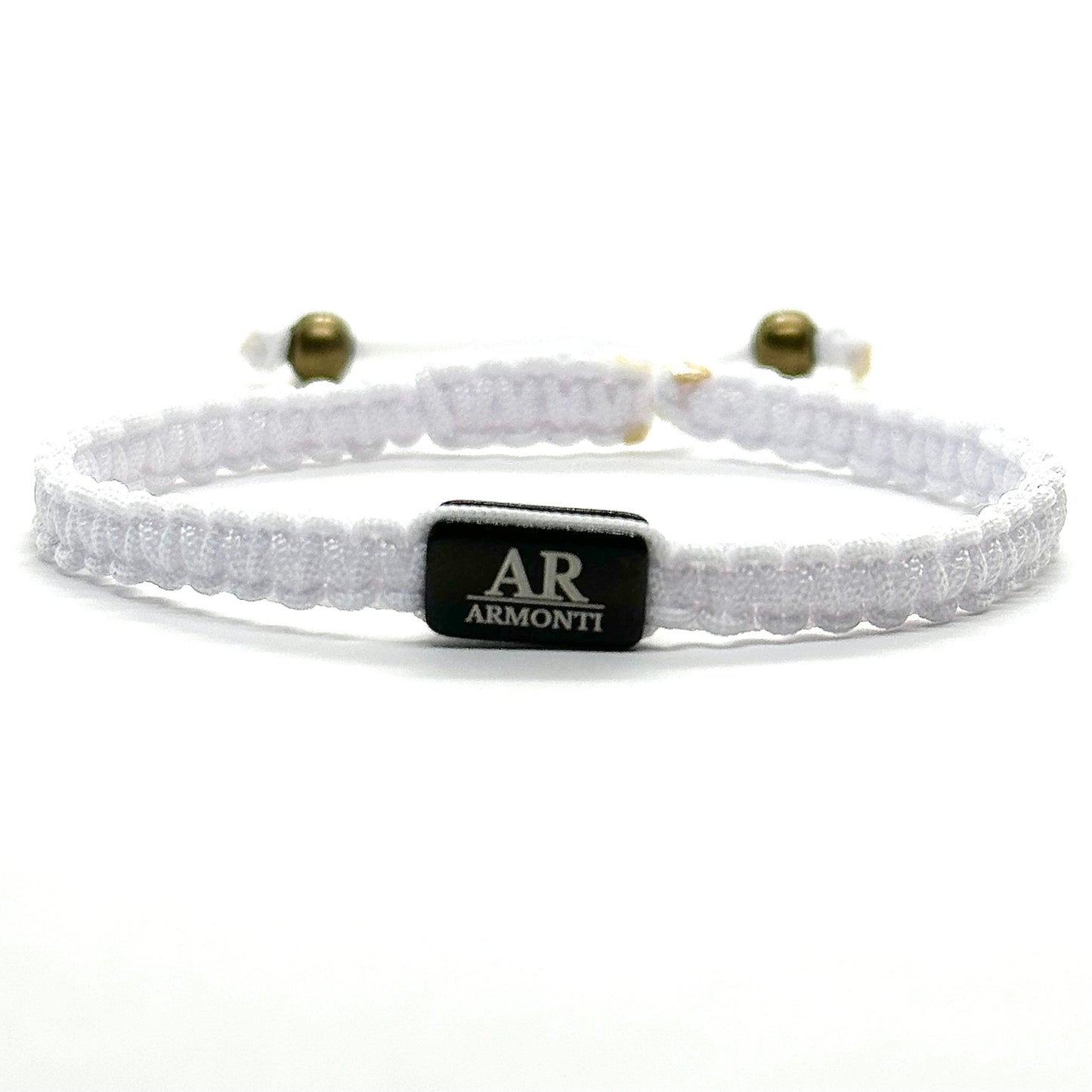 Pulsera blanca de MACRAMÉ para mujer