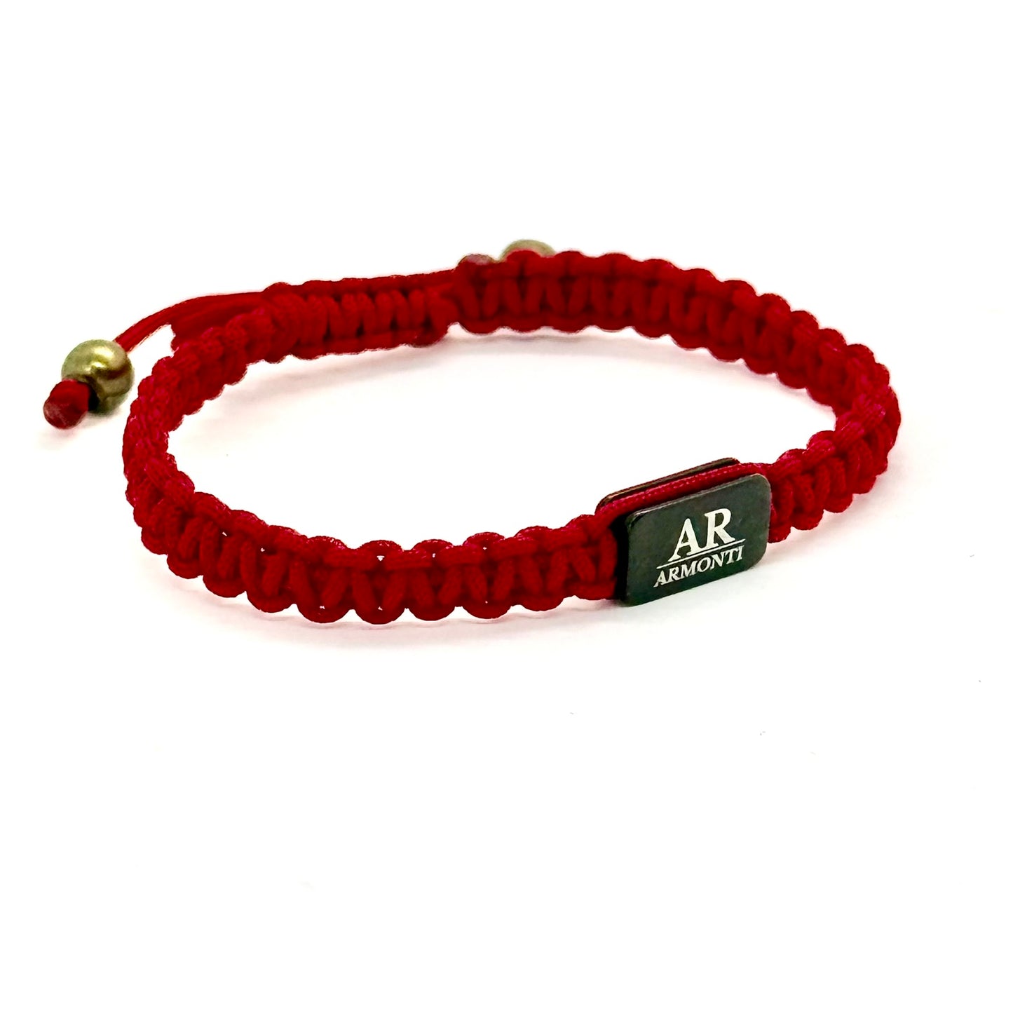 Pulsera MACRAMÉ roja hombre