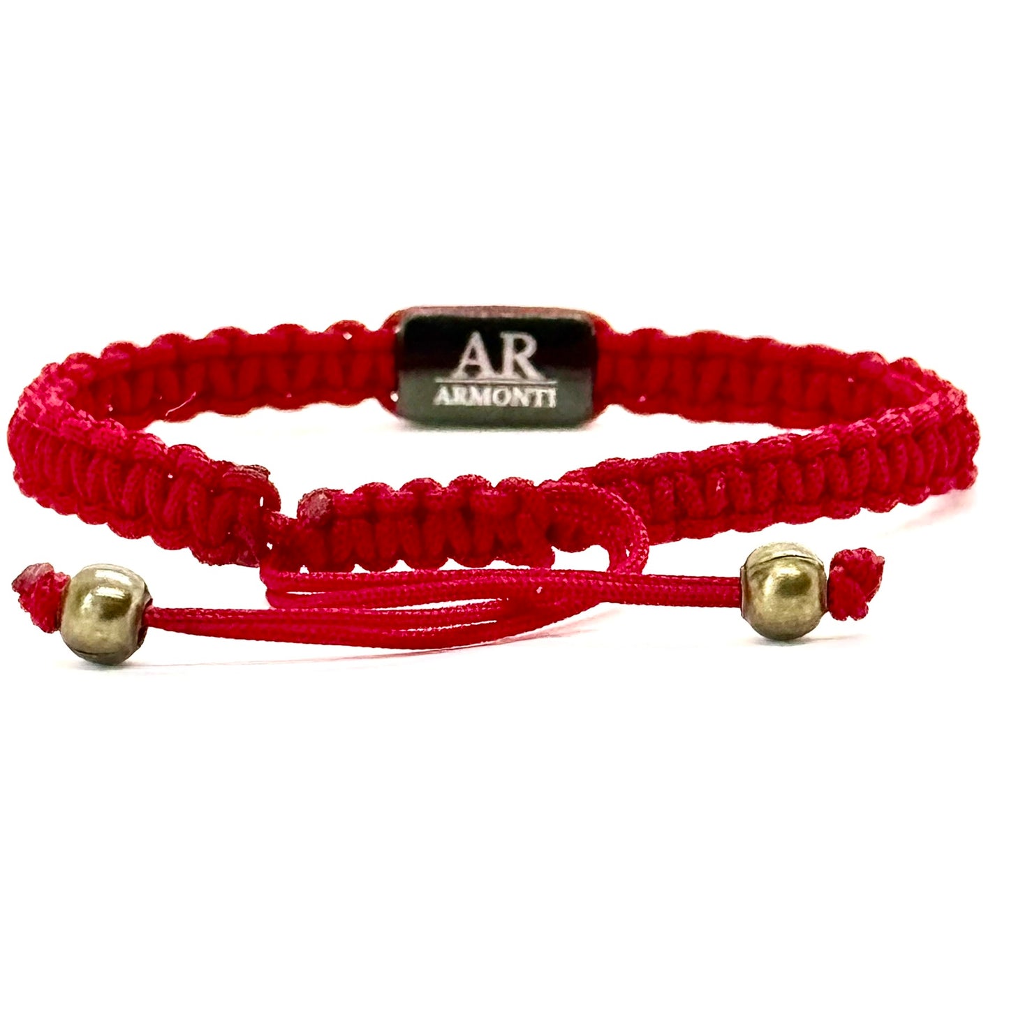 Pulsera MACRAMÉ roja hombre
